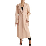 Dolce & Gabbana Beige Cotton Single Breasted Long Coat Jacket JKT3700-40