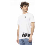 Invicta White Cotton Men T-Shirt IN-24033-S