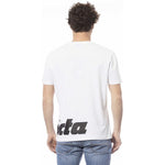 Invicta White Cotton Men T-Shirt IN-24033-S