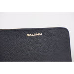 Baldinini Trend Elegant Leather Zip Wallet - Timeless Accessory BA-12282
