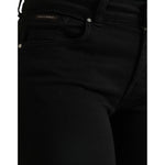 Dolce & Gabbana Black Cotton Mid Waist Skinny Denim Jeans PAN75004-42