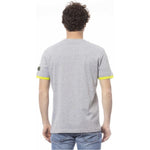 Invicta Gray Cotton Men T-Shirt IN-24045-S