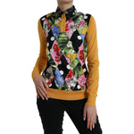 Dolce & Gabbana Multicolor Patchwork Cashmere Henley Sweater TSH84833-46