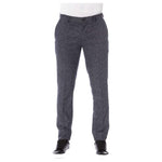 Trussardi Black Cotton Men Trousers TR-24076-IT46 | S