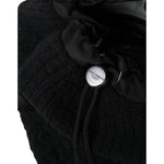 Dolce & Gabbana Black Silver Wool Zaino Tricot Backpack Men Bag BAG1157