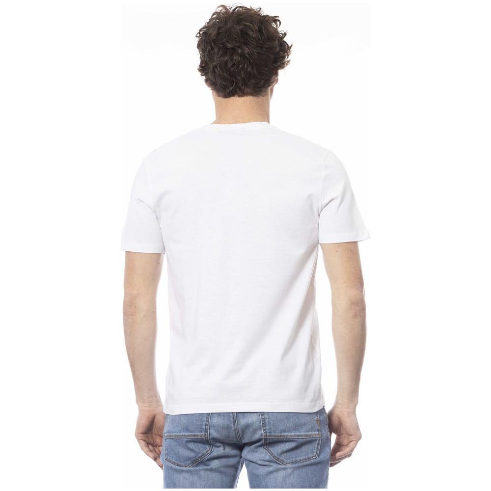 Ungaro Sport White Cotton Men T-Shirt UN-24072-M