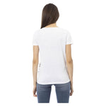 Trussardi Action White Cotton Women T-Shirt TR-24170-XS