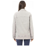 Jacob Cohen Gray Cotton Women Jacket JA-24194-IT40|S