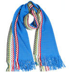 Missoni Blue Wool Men Scarf MI-24213