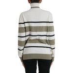Dolce & Gabbana Multicolor Stripe Wool Logo Pullover Sweater TSH84341-44