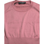 Dolce & Gabbana Pink Crew Neck Cropped Sleeveless Tank Top TSH84520-48