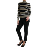 Dolce & Gabbana Multicolor Stripe Wool Logo Pullover Sweater TSH84526-42