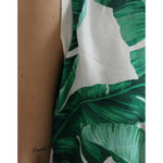 Dolce & Gabbana White Banana Leaf Print Crew Neck Tank Top TSH84843-36