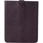 Dolce & Gabbana Dark Brown Leather Logo Plaque Cover Sleeve Tablet Case BAG1375