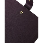 Dolce & Gabbana Dark Brown Leather Logo Plaque Cover Sleeve Tablet Case BAG1375