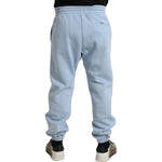 Dolce & Gabbana Light Blue Cotton Sweatpants Men Jogger Pants PAN75064-48