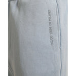 Dolce & Gabbana Light Blue Cotton Sweatpants Men Jogger Pants PAN75064-48
