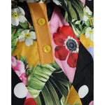 Dolce & Gabbana Multicolor Cashmere-Silk Blend Henley Sweater Dolce & Gabbana Dark Khaki