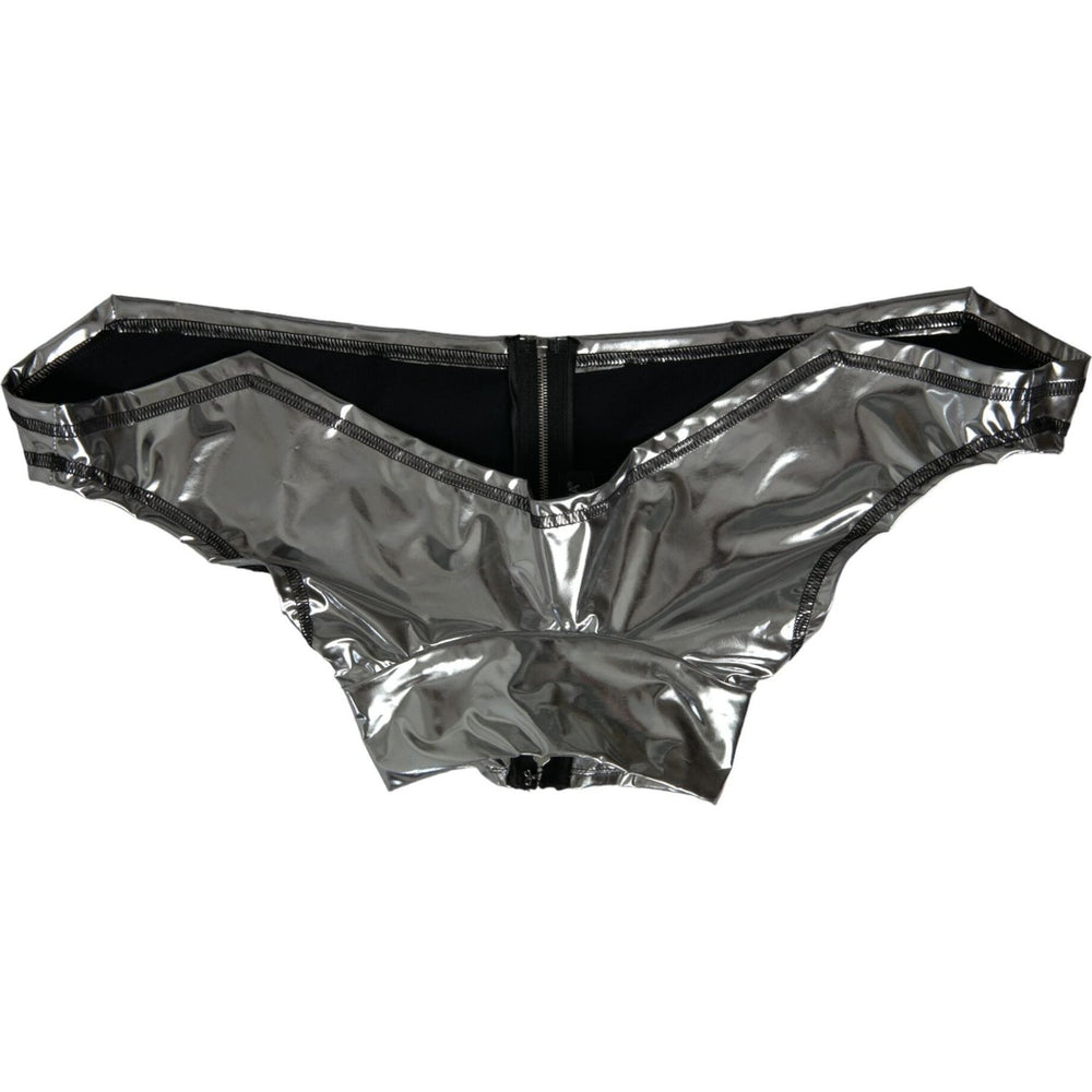 Dolce & Gabbana Silver Polyester Stretch Top BIK1781-40