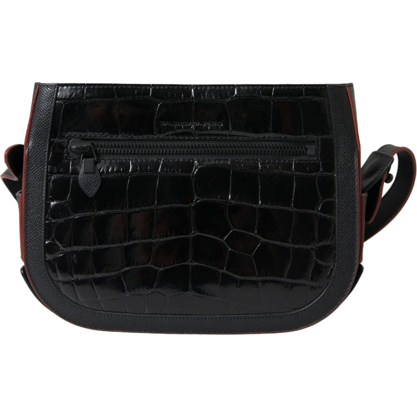 Balenciaga Black Exotic Leather Shoulder Crossbody Camera Bag BAG1181