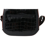 Balenciaga Black Exotic Leather Shoulder Crossbody Camera Bag BAG1181