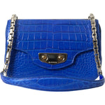Balenciaga Blue Exotic Leather Neo Classic Purse Shoulder Handbag Bag BAG1168