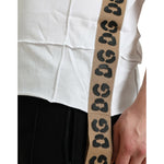 Dolce & Gabbana White Logo Crew Neck Short Sleeves T-shirt TSH84657-44