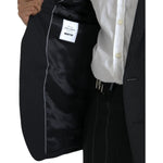 Dolce & Gabbana Black MARTINI Slim Fit Jacket Coat Blazer JKT4057-48