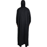 Dolce & Gabbana Black Polyester Hooded Long Windbreaker Jacket JKT4058-52