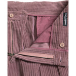 Dolce & Gabbana Purple Corduroy Cotton Stretch Skinny Pants Dolce & Gabbana Dim Gray