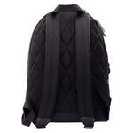 Burberry Abbeydale Branded Stamp Black Nylon Backpack Shoulder Bookbag 56125