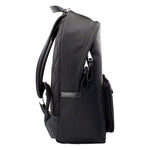 Burberry Abbeydale Branded Stamp Black Nylon Backpack Shoulder Bookbag 56125