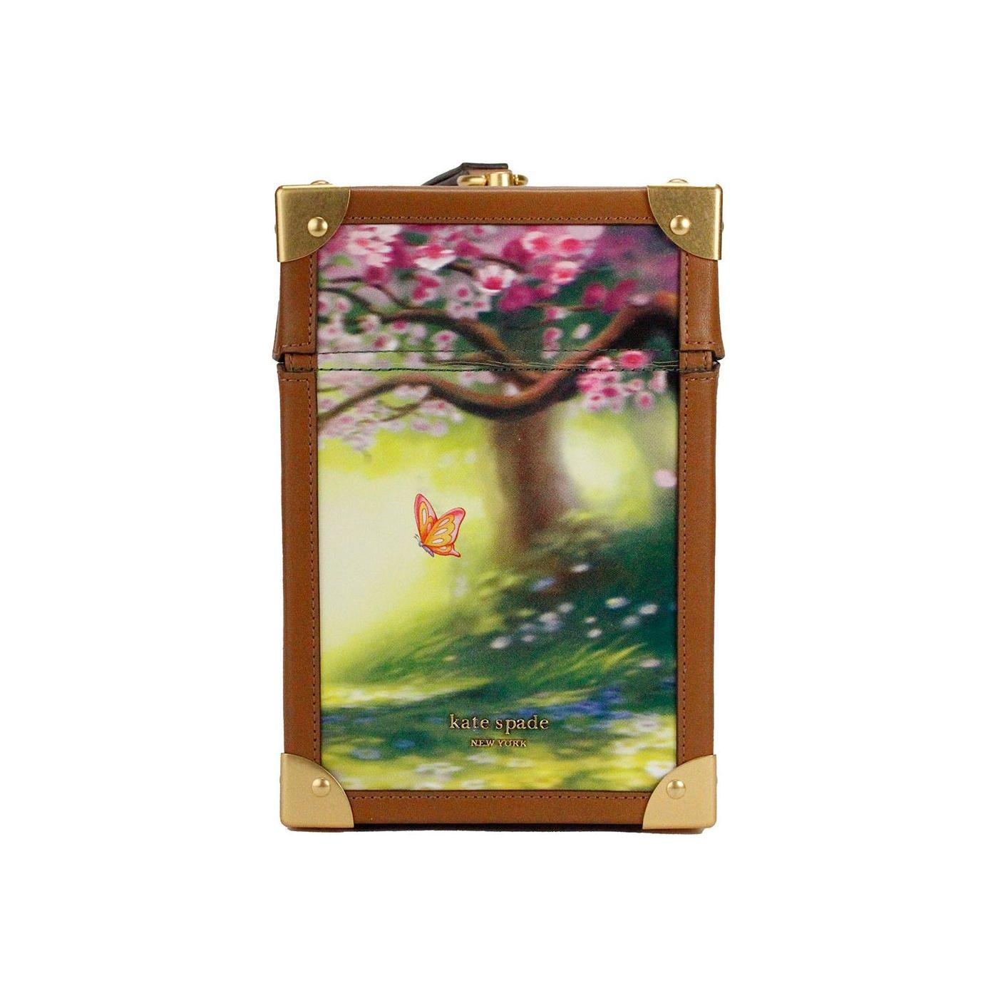 Kate Spade Disney Bambi 3D Trunk Printed PVC Top Handle Clutch Handbag 59459