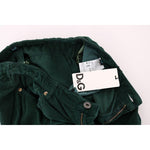 Dolce & Gabbana Green Cotton Corduroys Jeans SIG50012-3