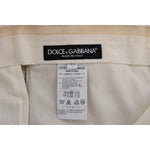 Dolce & Gabbana Brown Stretch Cotton Pants PAN60763-8
