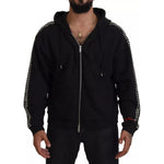 Dsquared² Black Embellished Full Zip Hooded Sweater TSH84019-48