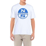North Sails Crisp White Logo Cotton T-Shirt NO-12780-L