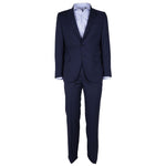Made in Italy Blue Wool Men's Suit ER-12393-IT46 | S