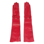 Cavalli Class Red Lambskin Women Glove CA-5120-7|S
