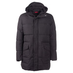 Emilio Romanelli Black Polyester Men's Jacket EM-5080-IT46 | S