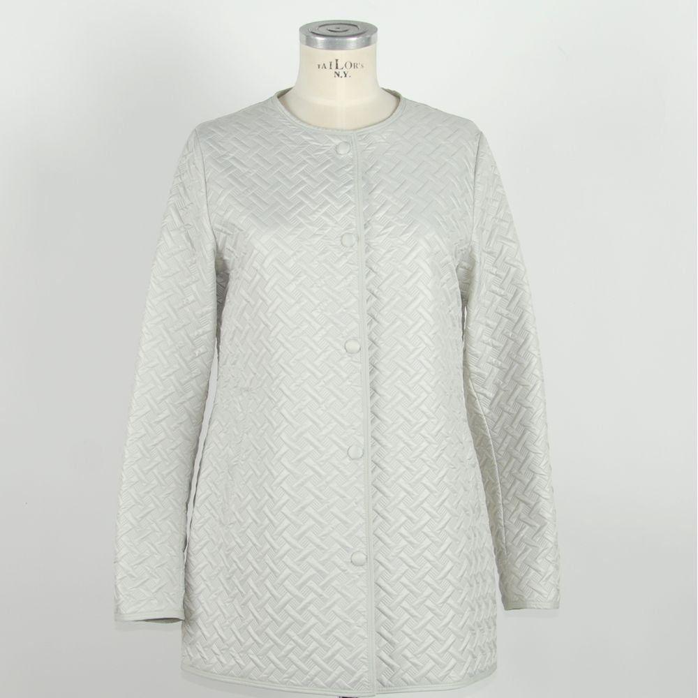 Emilio Romanelli White Polyester Women Jacket EM-957-IT44|L