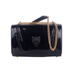 Plein Sport Chic Patent Effect Chain Shoulder Bag PLSP-11027