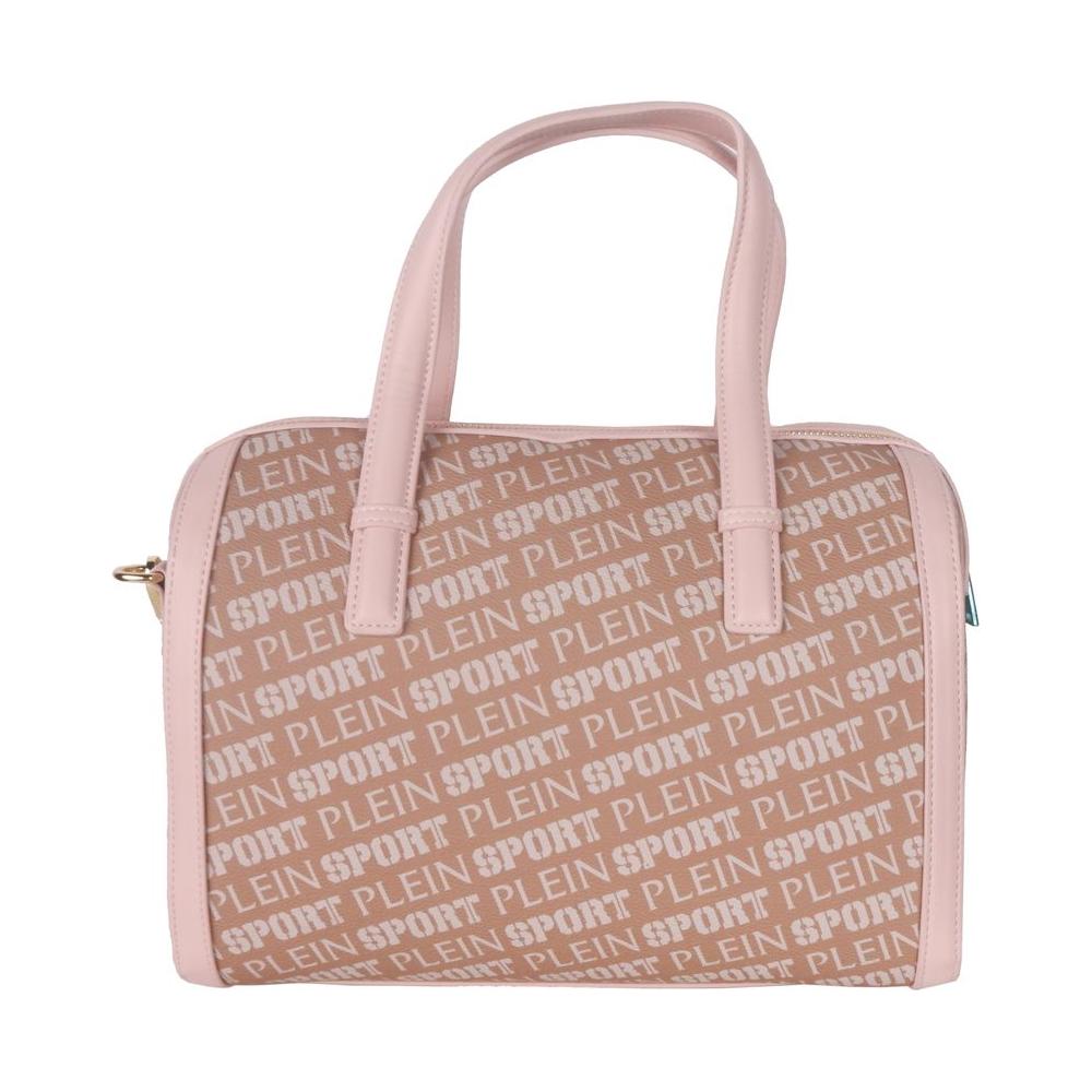 Plein Sport Chic Pink Eco-Leather Crossbody Bag PLSP-9204