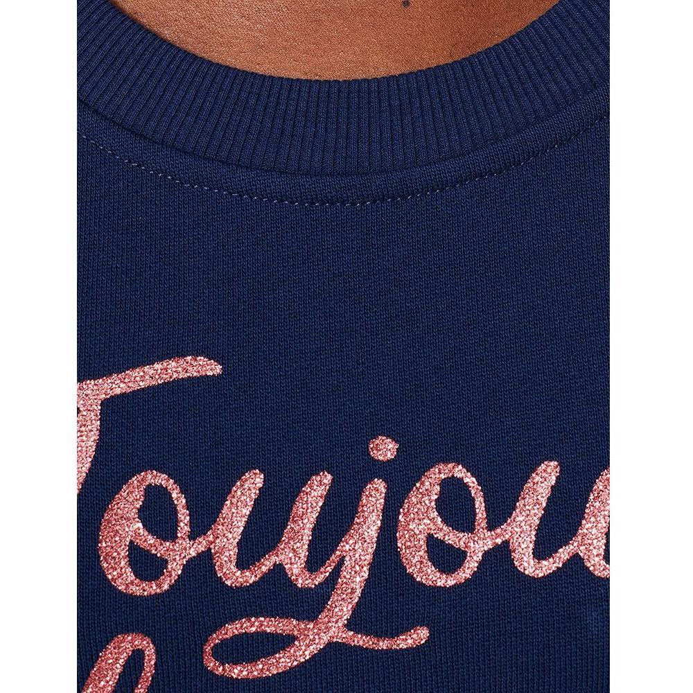 Love Moschino Blue Cotton Women Sweater LO-6944-IT44|L