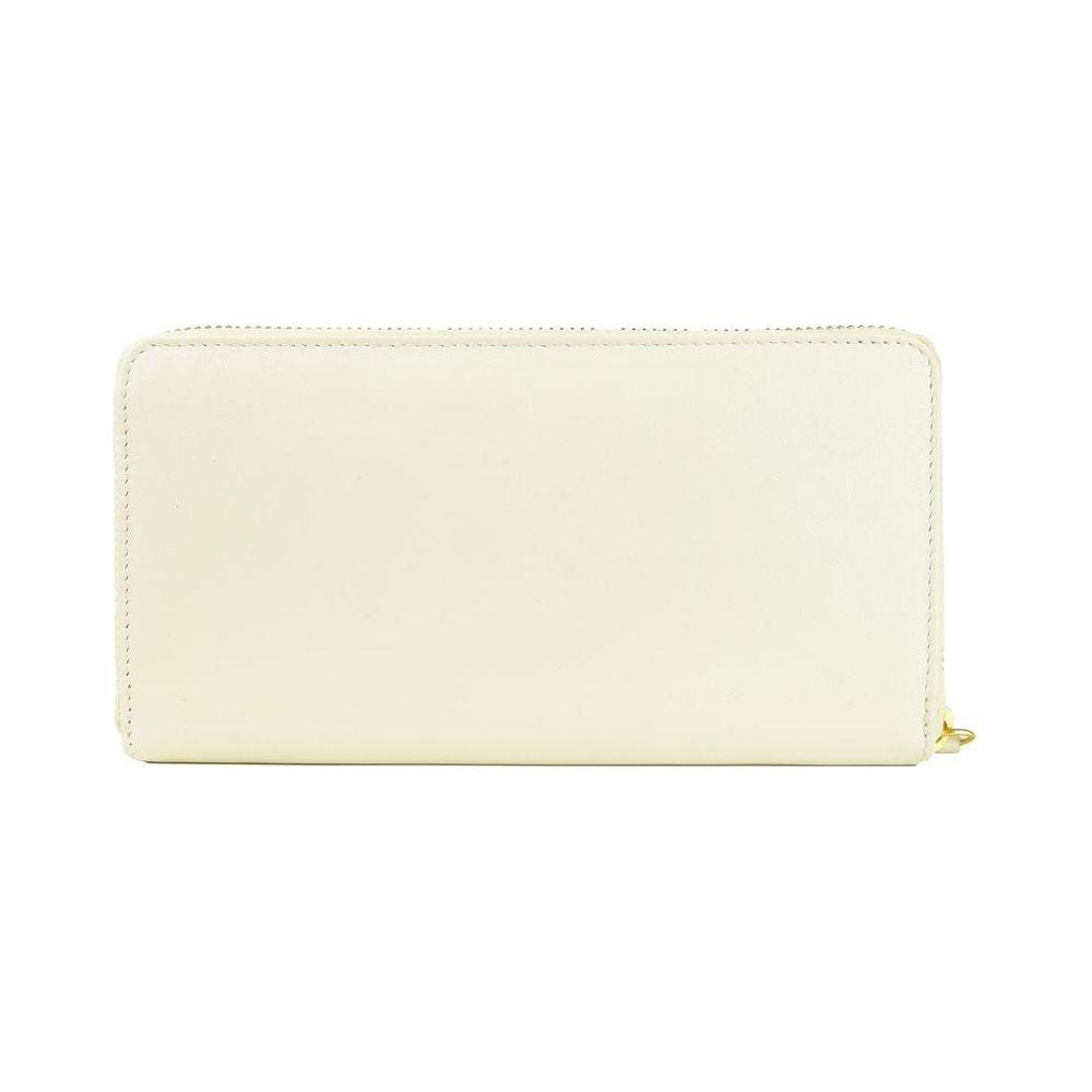 Cavalli Class White Calfskin Women Wallet CACL-5838