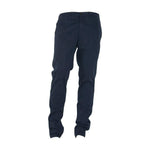 Made in Italy Elegant Blue Winter Trousers MI-3216-IT44 | XS