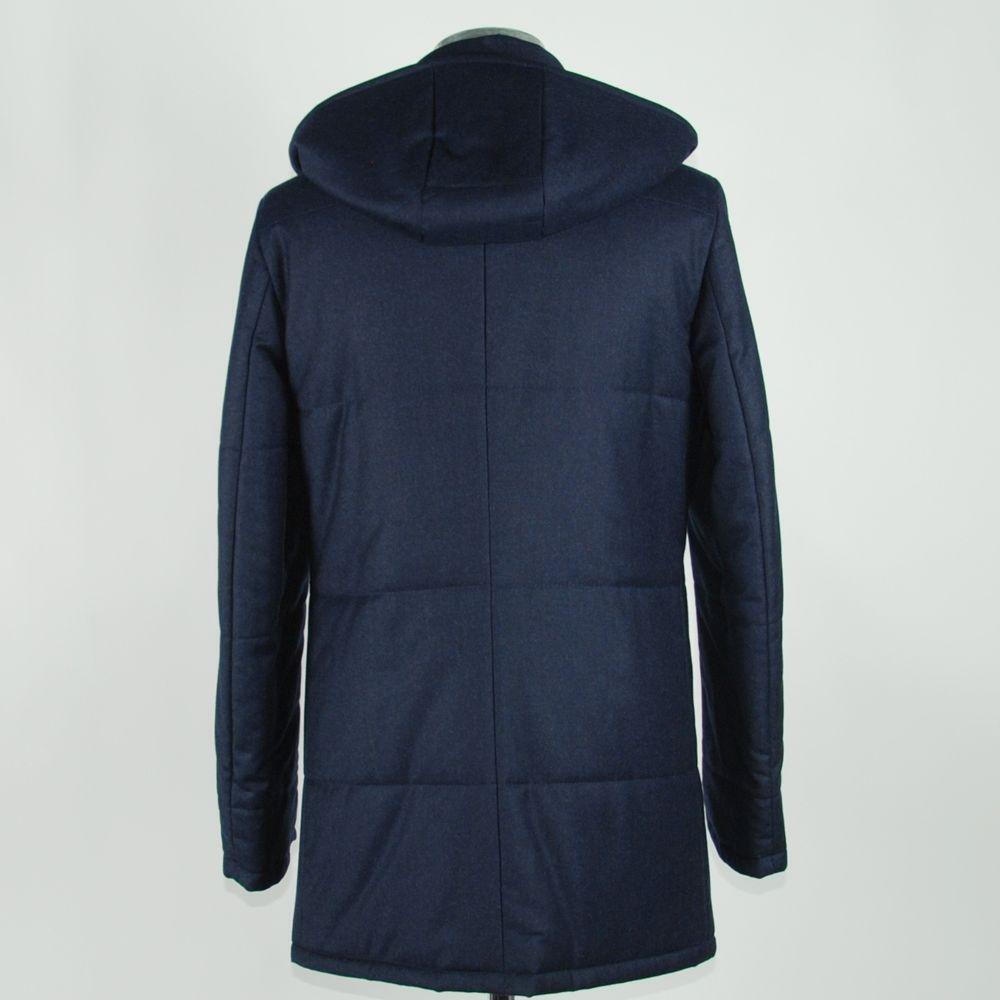 Made in Italy Elegant Italian Wool-Cashmere Men's Jacket LO-1057-IT48 | M