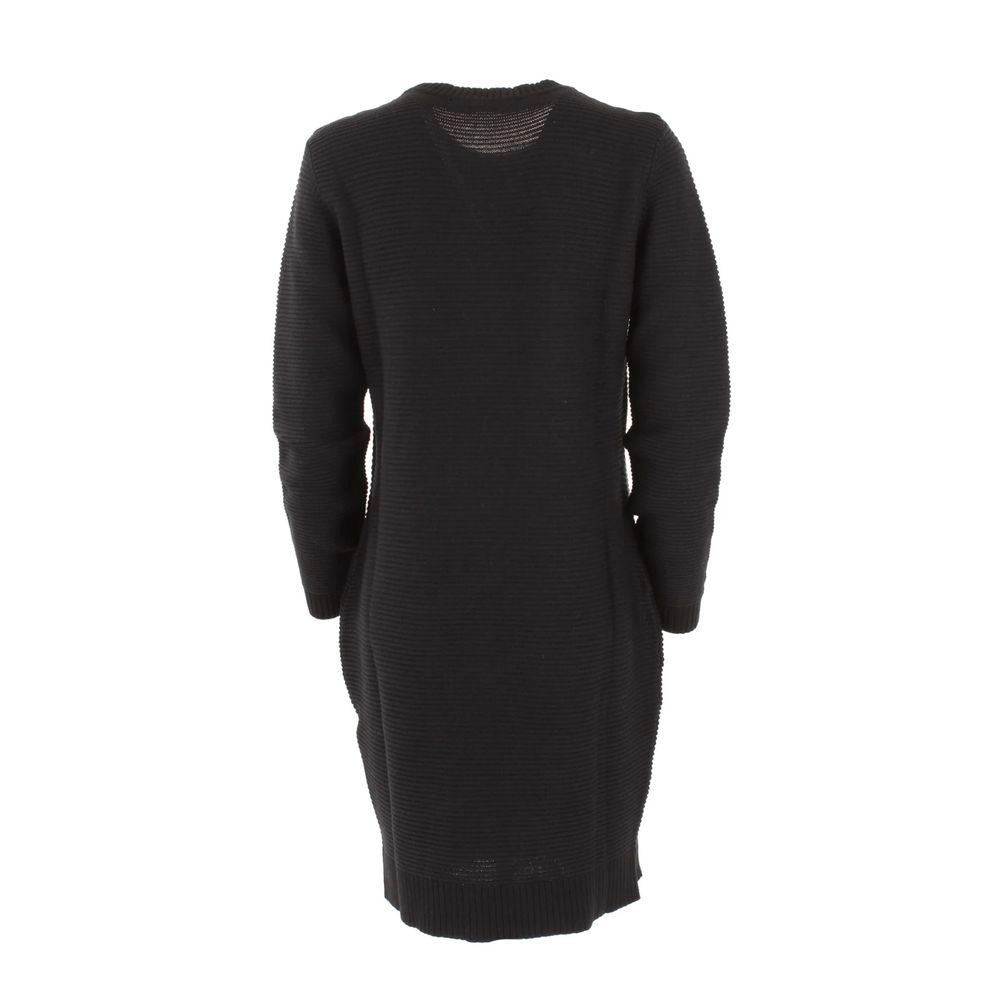Love Moschino Chic Heart Pattern Knit Wool-Blend Dress LO-10216-IT44|L