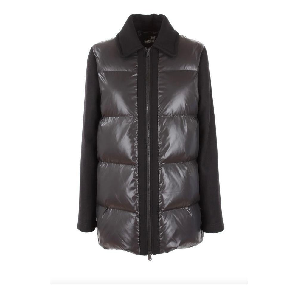 Love Moschino Chic Gray Jacket with Contrasting Accents LO-10200-IT44|L