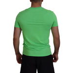 Dsquared² Green Modal Short Sleeves Crewneck T-shirt TSH83511-48